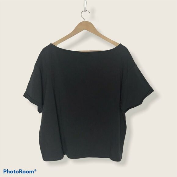 Her Universe NWT Wonder Woman WW84 Junior Large Gray Thick Lounge Crop Top Shirt - Picture 2 of 10